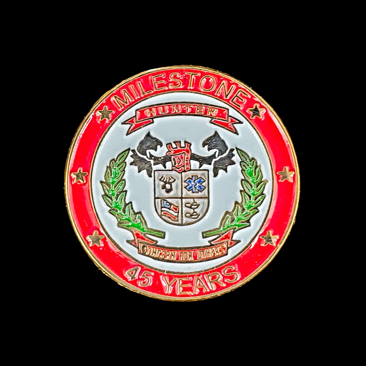 Connecticut - Hunters Ambulance - 45 Year Milestone Pin - Hunters Ambulance Award