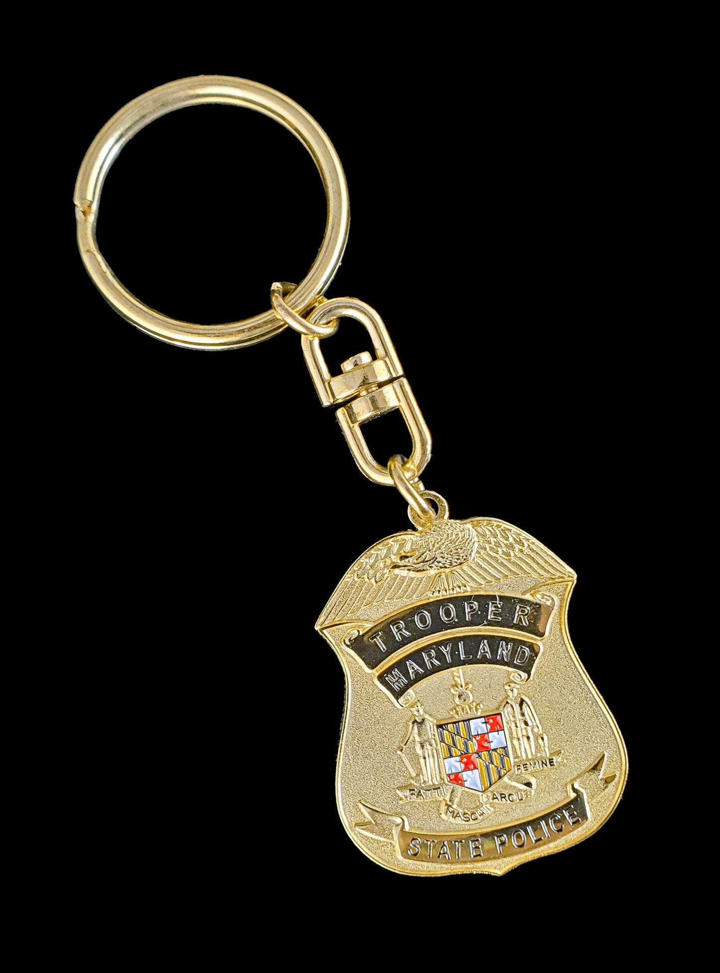 Maryland - Maryland State Police - Trooper Keychain