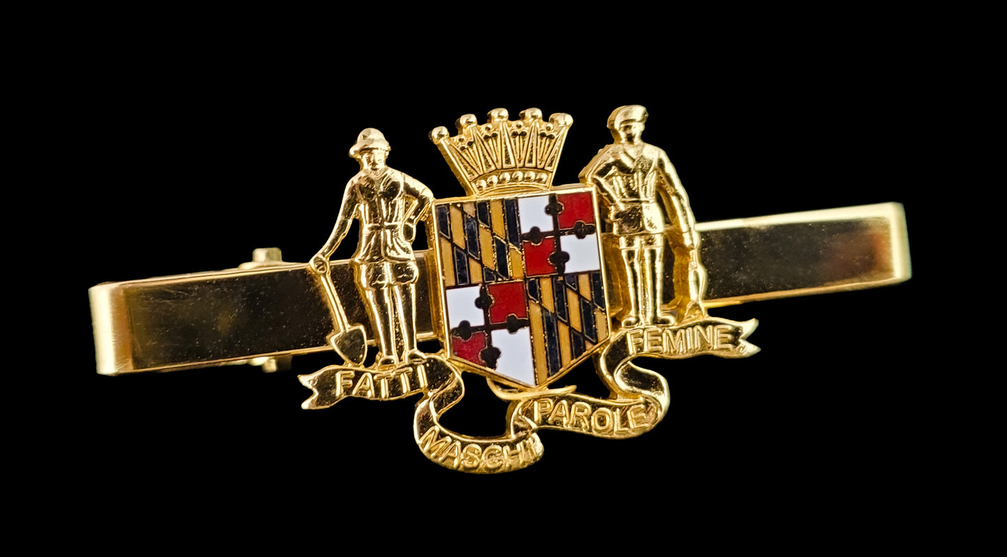 Maryland - Maryland State Police Tie - Lapel Clip - Maryland State Police