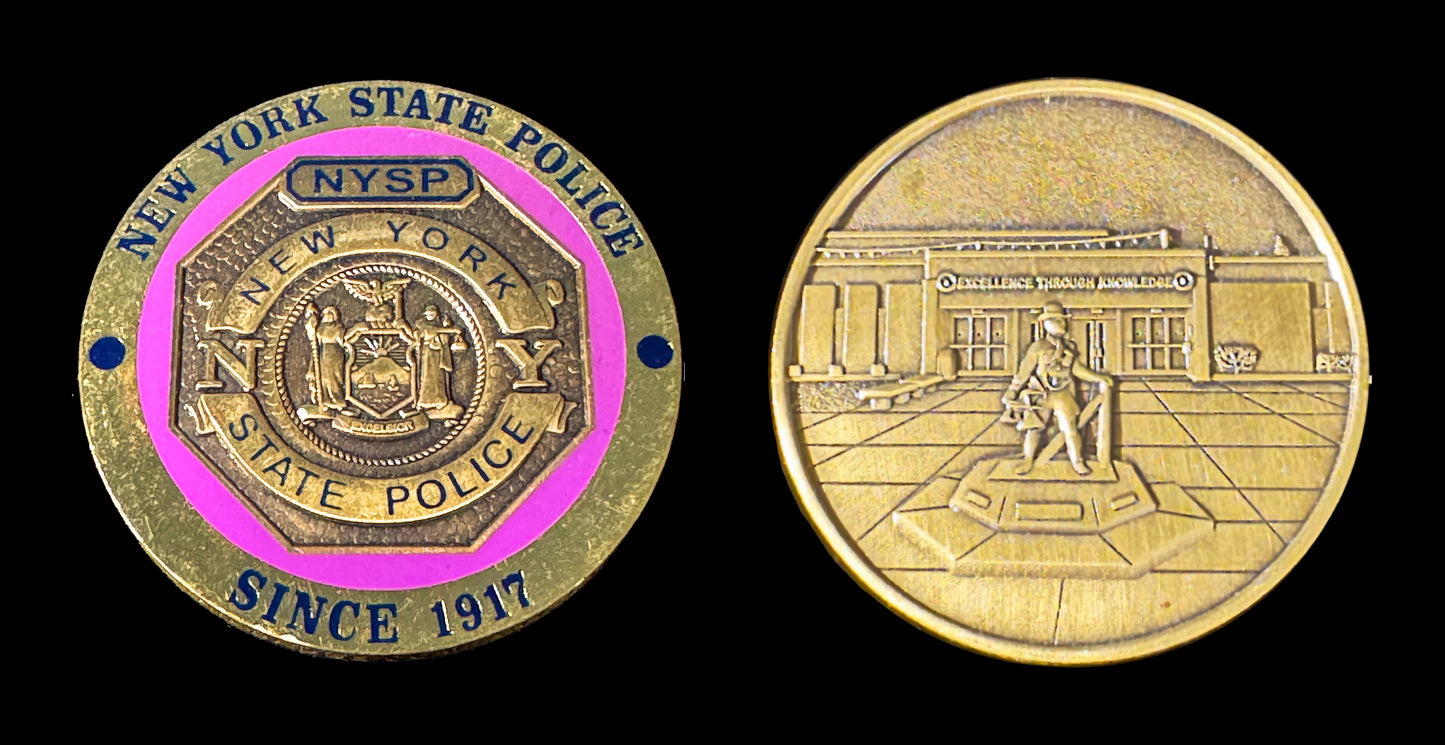 New York - NYSP Badge & Academy Challenge Coin- New York State Police