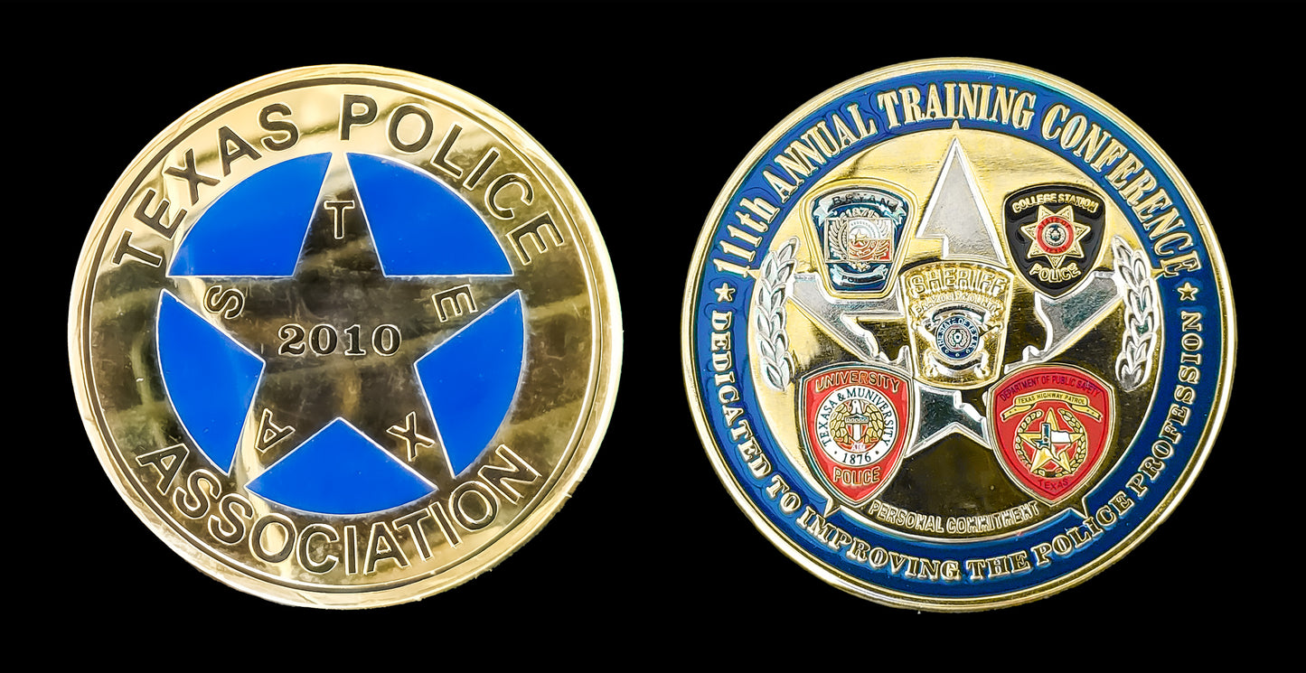 Texas - Texas Police Association - 111th Annual Training Conference Coin - Texas Police Association