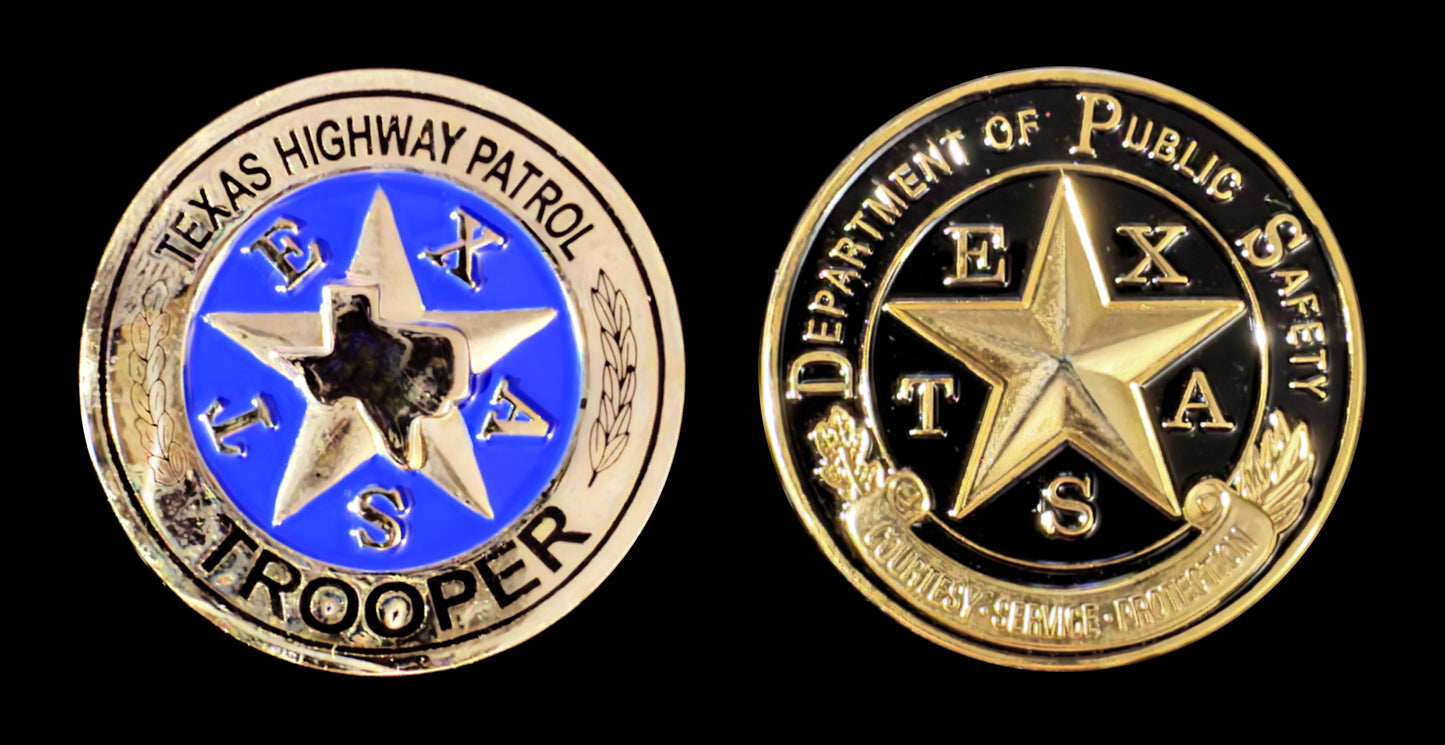 Texas - Texas Highway Patrol - Department of Public Safety Coin - Texas Highway Patrol