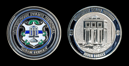 Connecticut - Connecticut State Fallen Officers Memorial Challenge Coin- Connecticut State Police