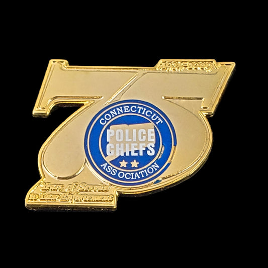 Connecticut - Connecticut Police Chiefs Association 75th Anniversary Pin