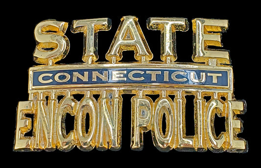 Connecticut State Environmental Conservation Police Hat Badge