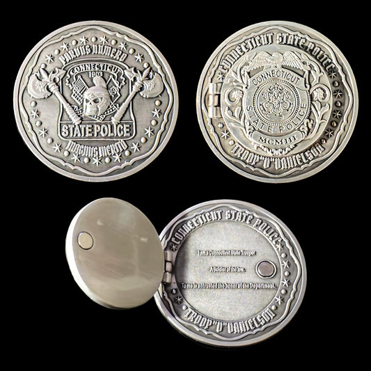 Connecticut - Connecticut State Police - Troop "D" Danielson Secret John Wick Challenge Coin - Connecticut State Police