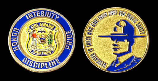 Delaware - Delaware State Police Challenge Coin - Delaware State Police