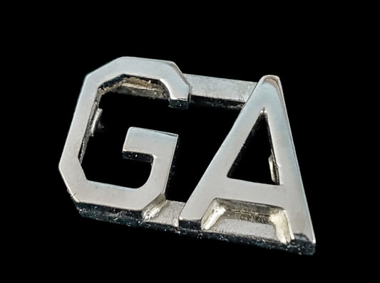 Georgia - Georgia State Patrol -  GA Initials Collar Brass Pin