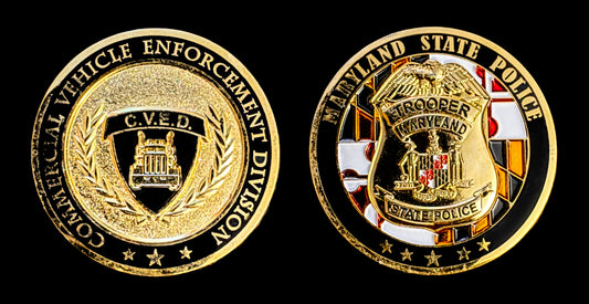 Maryland - Maryland State Police - Commercial Vehicle Enforcement Division Coin - Maryland State Police