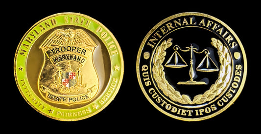 Maryland - Maryland State Police Internal Affairs Coin - Maryland State Police