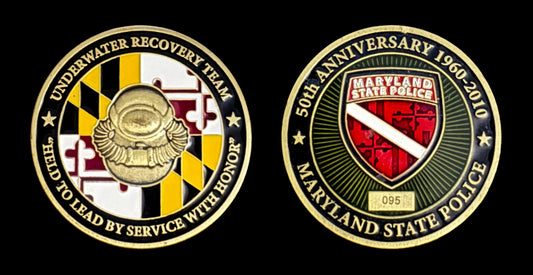 Maryland - Maryland State Police Underwater Recovery Team 50th Anniversary Coin
