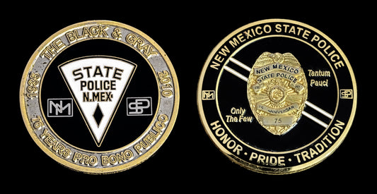 New Mexico - NMSP 75th Anniversary Coin- New Mexico State Police