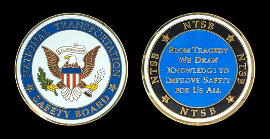 National - National Traffic Safety Board Challenge Coin - National Transportation Safety Board