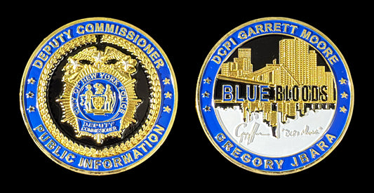 New York - NYPD - Blue Bloods Deputy Commissioner Challenge Coin - New York Police Department