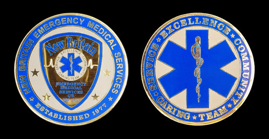 Connecticut - NBMS Challenge Coin- New Britain CT Emergency Medical Services
