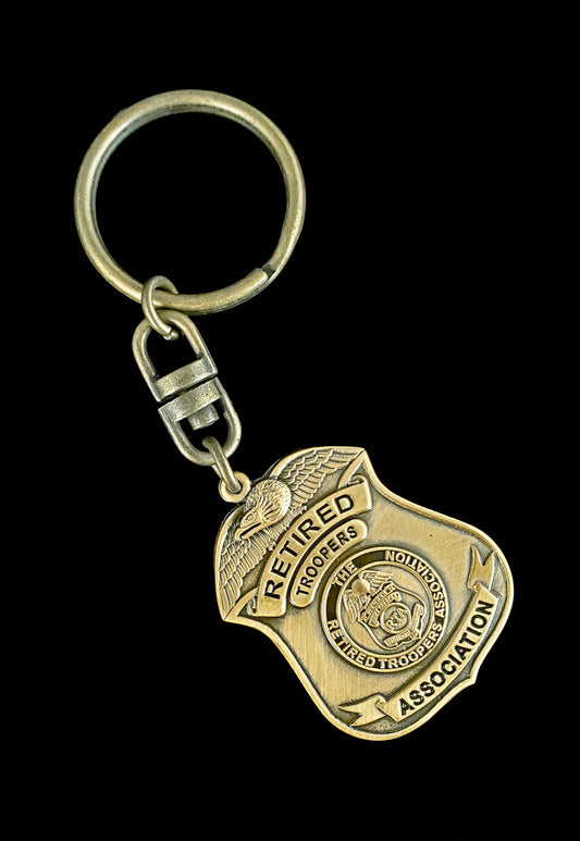 National - Retired Troopers Association -Keychain - R.T.A.