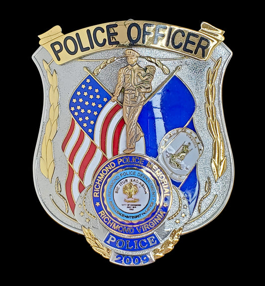 Virginia- Richmond VA Police Department - Police Officer Badge
