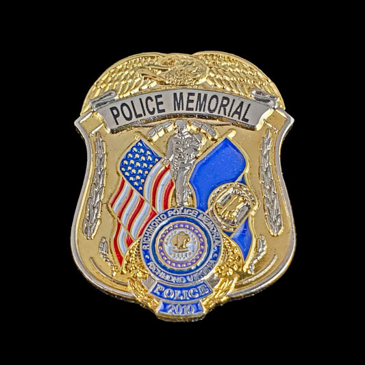 Virginia- Richmond Police Department Memorial Badge Pin
