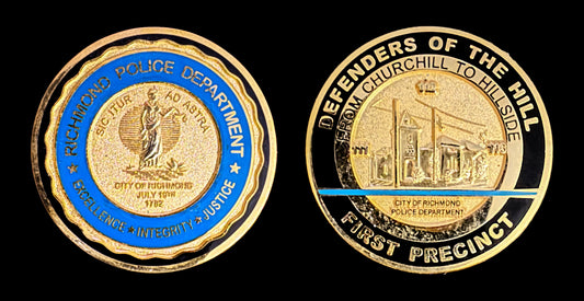 Virginia - Richmond Va. First Precinct Coin - Richmond VA Police Department