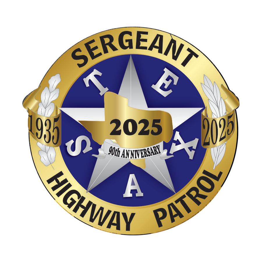 CUSTOM ORDER FORM: TXDPS Highway Patrol 90th Anniversary Badge