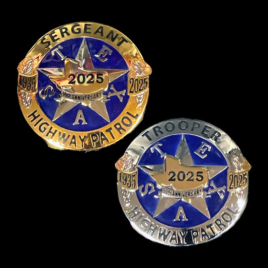 CUSTOM ORDER FORM: TXDPS Highway Patrol 90th Anniversary Badge