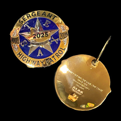 CUSTOM ORDER FORM: TXDPS Highway Patrol 90th Anniversary Badge
