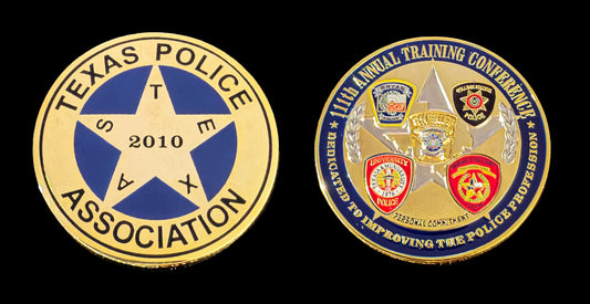Texas - Texas Police Association - 111th Annual Training Conference Coin - Texas Police Association