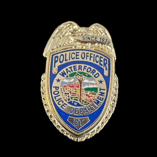 Connecticut - Waterford Police Officer Badge - Waterford CT Police Department
