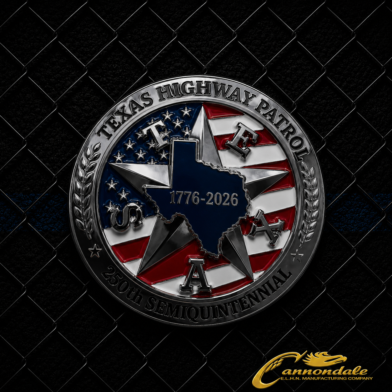 Texas Highway Patrol 250th Semiquincentennial Badge